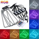 RGB Halo Rings For Ford F250 Multi-Color LED Demon Devil Angel Eyes Remote Refit
