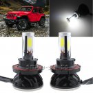 H13 80W 8000LM LED Bulbs Headlight Lamp Upgrade Kit For Jeep Wrangler JL 2018+