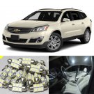 19×Xenon White LED Interior Light Package Kit for Chevy Traverse 2009-2016