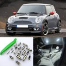 Super White 18pcs Interior LED Light Kit for 2006 Mini Cooper R53 + Free Tool