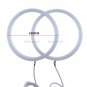 White Amber Cotton LED Angel Eyes Halo Rings Light Kit For Hyundai Tiburon 03-06