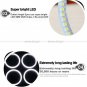 White Amber Cotton LED Angel Eyes Halo Rings Light Kit For Hyundai Tiburon 03-06