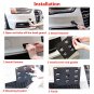 Bumper Tow Hook License Plate Mount Bracket Holder For Scion FRS Subara BRZ WRX