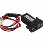 Push Switch Orange LED Light Bar + 5V Dual USB Charger For Toyota FJ Cruiser