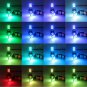 2pcs H3 12-SMD RGB LED Bulbs For Fog Light Parking Lamp DRL Yellow Blue Green