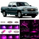 13pcs Pink/Purple LED Interior Light Package Fit For 1999-2006 Chevy Silverado
