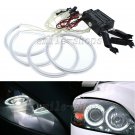 For 04-08 Mazda 3 Sedan Hatchback 6000k White CCFL Angel Eye Halo Ring Light Kit