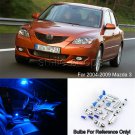 10000K Blue LED Interior Lights Package Kit For 2004-2006 2007 2008 2009 Mazda 3