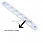 For 07-16 Jeep Wrangler JK 4 Door White Aluminum Door Handle Moulding Cover Trim