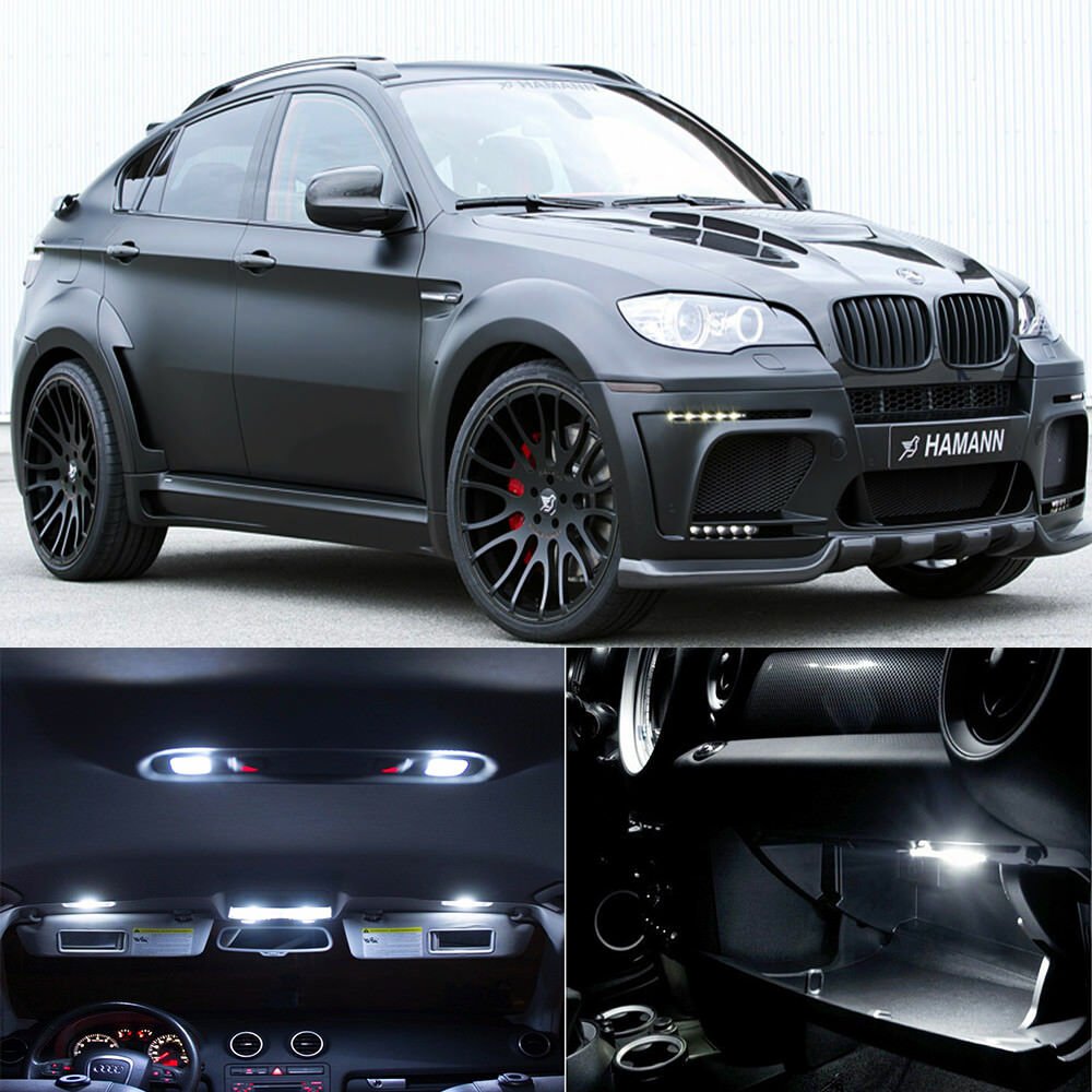 23&Atilde;�white Canbus Interior lamp LED Light package for BMW X6 E71 M 2009-2014