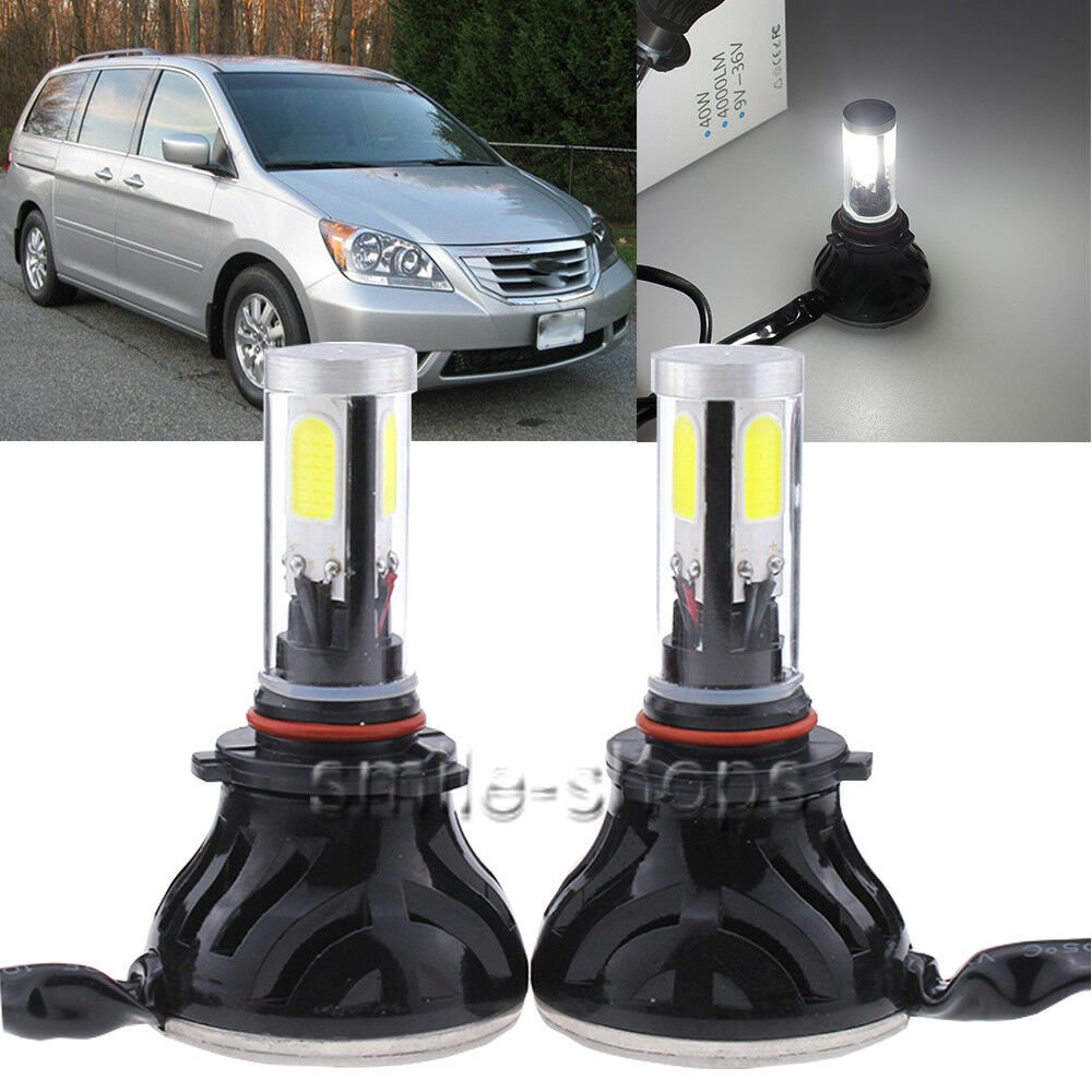 9006 80W Premium LED Conversion Kit Bulbs For 2005-2010 Honda Odyssey Low Beam