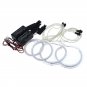 For 2003-2007 Mazda 6 Blue 10000K CCFL Angel Eye Halo Rings LED Headlight Kit