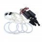 For 2003-2007 Mazda 6 Blue 10000K CCFL Angel Eye Halo Rings LED Headlight Kit