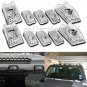 10pcs Clear Roof Cab Marker Light Covers for 2003-2009 Hummer H2 SUV SUT