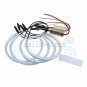 4 x Angel Eye Halo Light Ring SMD LED Headlight For BMW E46 3 Series Coupe Sedan