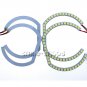 RGB Multi-Color LED Angel Eye Halo Rings DTM SMD Kit For BMW 07-10 E92 Coupe 2DR