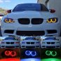 RGB Multi-Color LED Angel Eye Halo Rings DTM SMD Kit For BMW 07-10 E92 Coupe 2DR