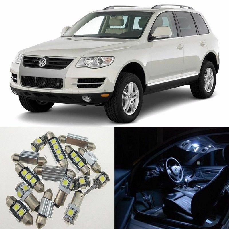 16&Atilde;�White Error Free SMD Interior LED Light Kit for VW Touareg 2004-2010