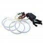4 X White CCFL Angel Eyes Halo Rings Fit For Mazda 3 Sedan Hatchback 2004-2008