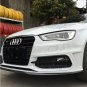 Front Bumper Lip Splitter Body Spoiler for Audi A3 A4 A6 A8 TT Carbon Fiber Look