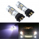 2pcs Error Free White PW24W LED Fog Driving Light Bulbs DRL For BMW 3 Series F30