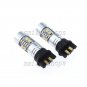 2pcs Error Free White PW24W LED Fog Driving Light Bulbs DRL For BMW 3 Series F30