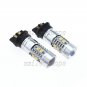 2pcs Error Free White PW24W LED Fog Driving Light Bulbs DRL For BMW 3 Series F30