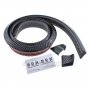 4.9ft No Drilling Carbon Fiber Car Rear Tail Empennage Trunk Spoiler Wing Lip