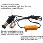 2pcs No Hyper Flash 1156 P21W Dual-Color Switchback LED Front Turn Signal Lights
