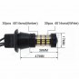 2pcs No Hyper Flash 1156 P21W Dual-Color Switchback LED Front Turn Signal Lights