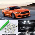 Xenon White 9pcs Interior LED Light Kit for 2015-2016 Ford Mustang + Free Tool