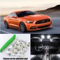 Xenon White 9pcs Interior LED Light Kit for 2015-2016 Ford Mustang + Free Tool