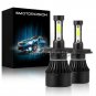 LED Headlight Conversion Kit H4 9003 6000K 1900W For Hyundai Tucson 2005-2013
