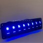 12-24V 8 Gang Dual Blue LED Rocker Switch Panel For RV Boat Yacht Car Marine