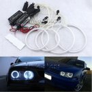 4Pcs Xenon White LED CCFL Angel Eyes Halo Rings Lights For VW Golf Mk4 1997-2003