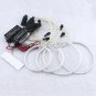 4Pcs Xenon White LED CCFL Angel Eyes Halo Rings Lights For VW Golf Mk4 1997-2003