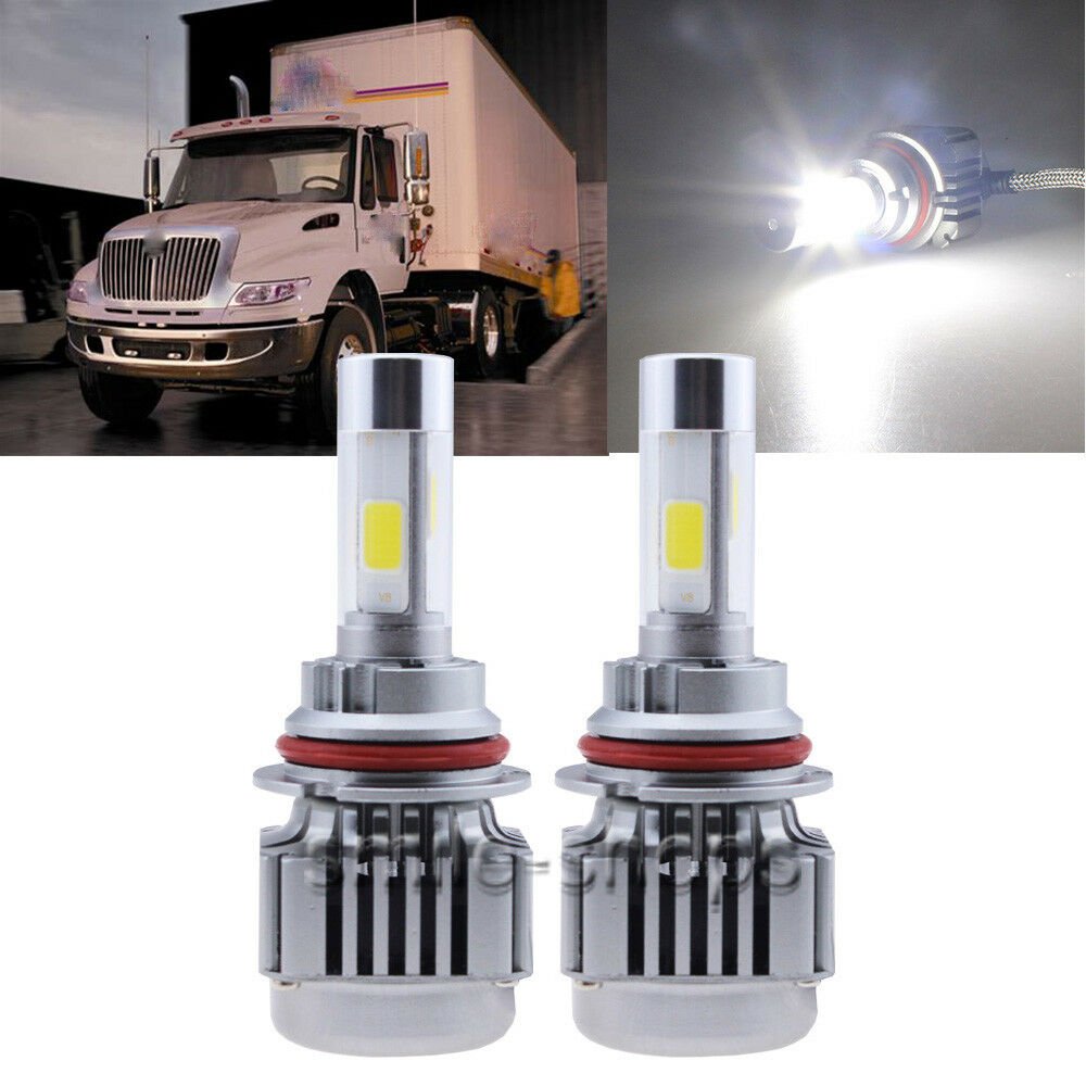 9007 HB5 120W LED Headlight Bulbs Kit For 2003-2012 International 8600 Series