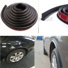 2x150cm Car Fender Flare Extension Wheel Eyebrow Trim Protector Lip Black Rubber
