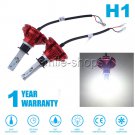 2x H1 50W 12000LM Car Fanless LED Headlight Conversion Kit Beam Bulb 6000K White
