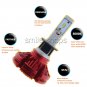 2x H1 50W 12000LM Car Fanless LED Headlight Conversion Kit Beam Bulb 6000K White