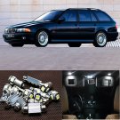 25×white Interior LED light kit for BMW 5 Series E39 525i Wagon Touring 99-03
