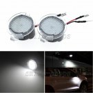 2x White Side Rear View Mirror Bottom Puddle Light Bulb Lamp For Ford Lincoln