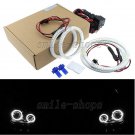 4pcs Bright White LED SMD Angel Eyes Halo Rings Lights For VW Golf MK4 1997-2003