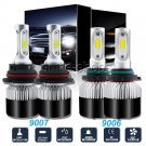 4pcs Combo 9007+9006 LED Headlight Fog Bulbs For Dodge Ram 1500 2500 3500 02-05