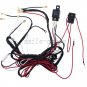12V On/Off 40Am White LED Light Bar Rocker Switch with Relay Wiring Harness
