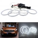 4Pcs CCFL Angel Eye Halo Rings Light For Infiniti FX35 FX45 2003-2008 Angel Lamp