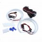 4pcs Xenon White Cotton COB Angel Eye Halo Light LED SMD For BMW E46 E39 E38 E36