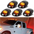 5pcs Smoke Cab Roof Marker Lights Amber For 2003-2016 Dodge Ram 2500 3500 4500