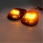 5pcs Smoke Cab Roof Marker Lights Amber For 2003-2016 Dodge Ram 2500 3500 4500
