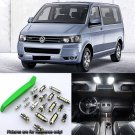 White 17pcs Interior LED Light Kit for VW T5 Multivan Transport + Free Tool